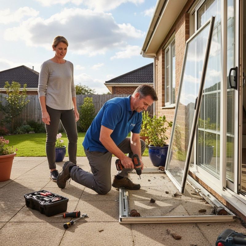 Patio Door Track Repair in Kansas City, KS
