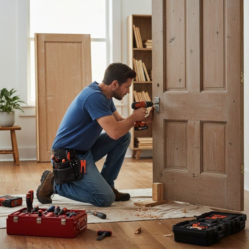 Porch Door Repair in Conroe, TX
